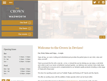 Tablet Screenshot of crowndevizes.co.uk